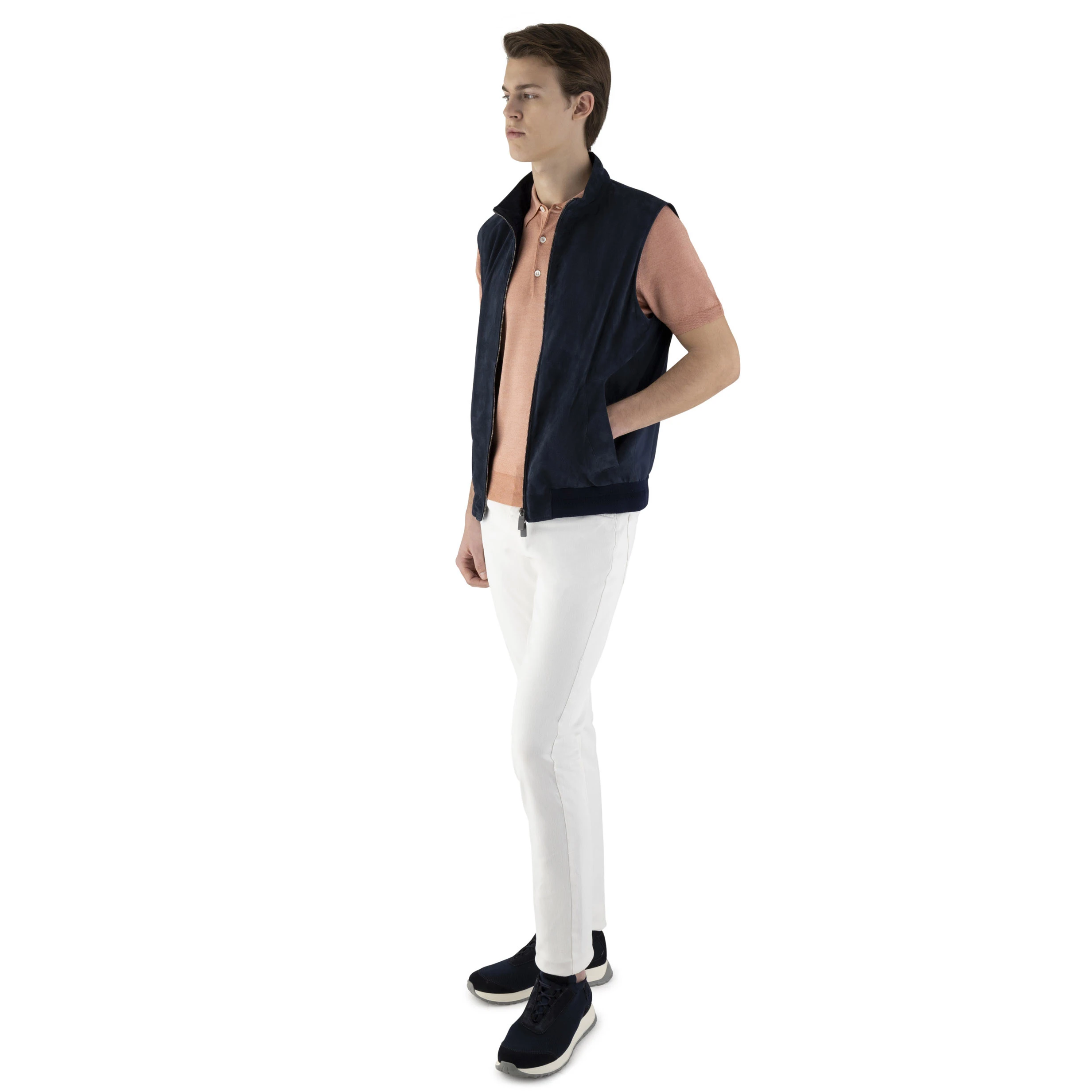 2020 New Design Custom Logo High Quality Slim Fit Stretchable Vest Slim Fit Vest Plain Solid