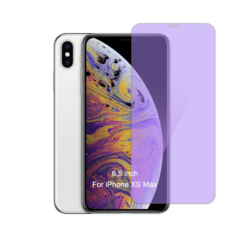 Phone Protective Film 2.5d Premium Ultrathin Anti Blue Light Tempered Glass Screen Protector Film For iPhone X XR XS XS Max