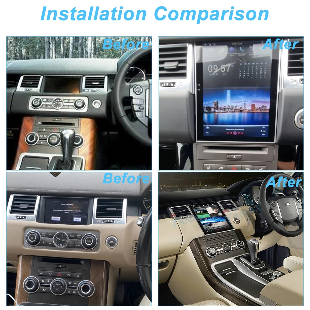 Автомобильный радиоприемник RHD для Land rover-Range Rover Sport Android Авто CarPlay видео GPS навигация головное устройство стерео приемник правая рука