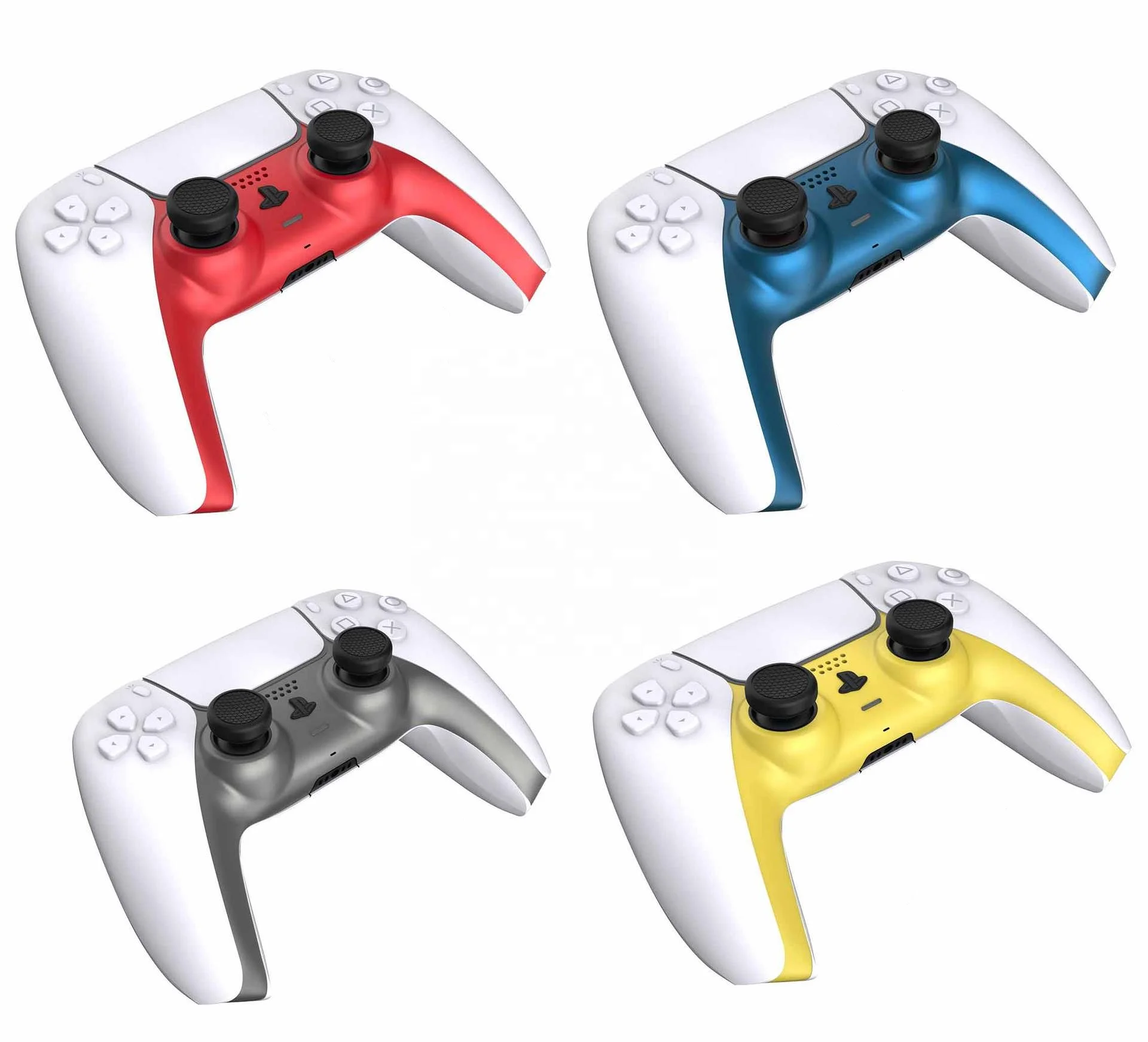 Son PS5 Controller Handle Front Middle Housing Shell Gamepad Decorative Strip Skin Case PS5 Faceplate Replacement Parts