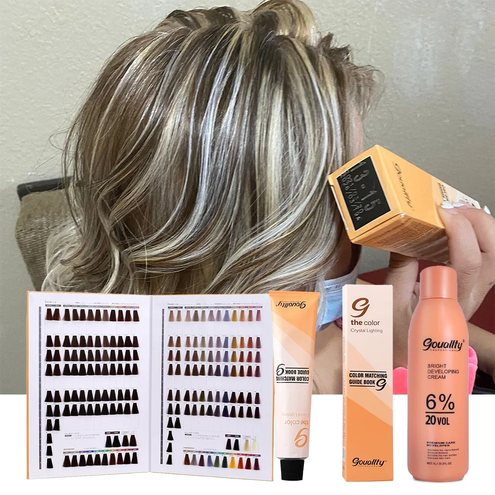 Wholesale or Custom Brand 91 Colors Natural Looking Gray Coverage Professional Permanent Hair Dye