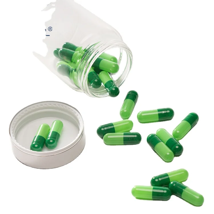 Желатиновые капсулы Пустые твердые гелевые капсулы отделенные пустые капсулы желатин Размер 000 00 0 1 2 3