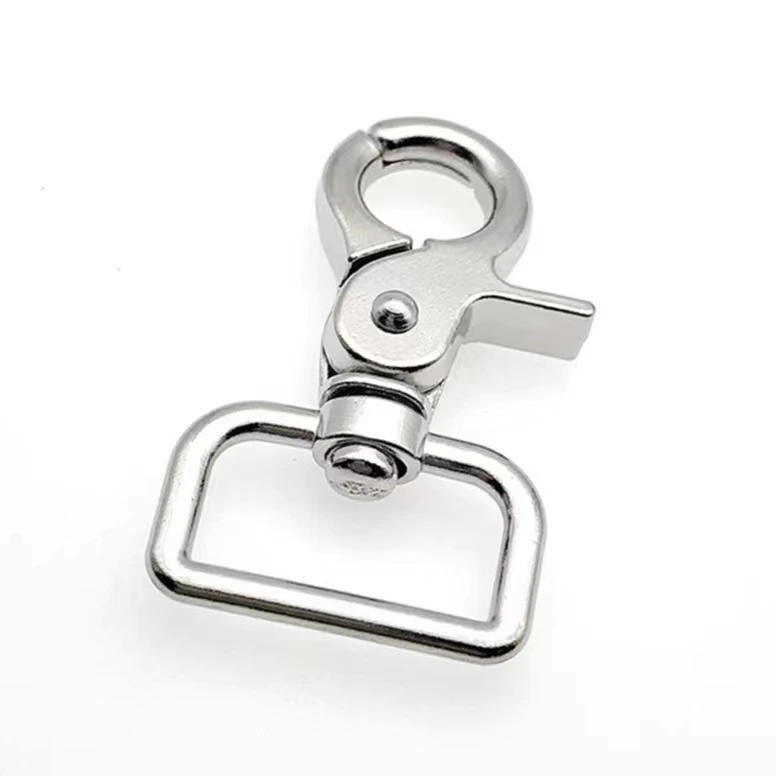 Commercial Grade Scissor Snap Swivel Snap Hook Pet Buckle Clip Clasp Dog Horse Lead Keychain
