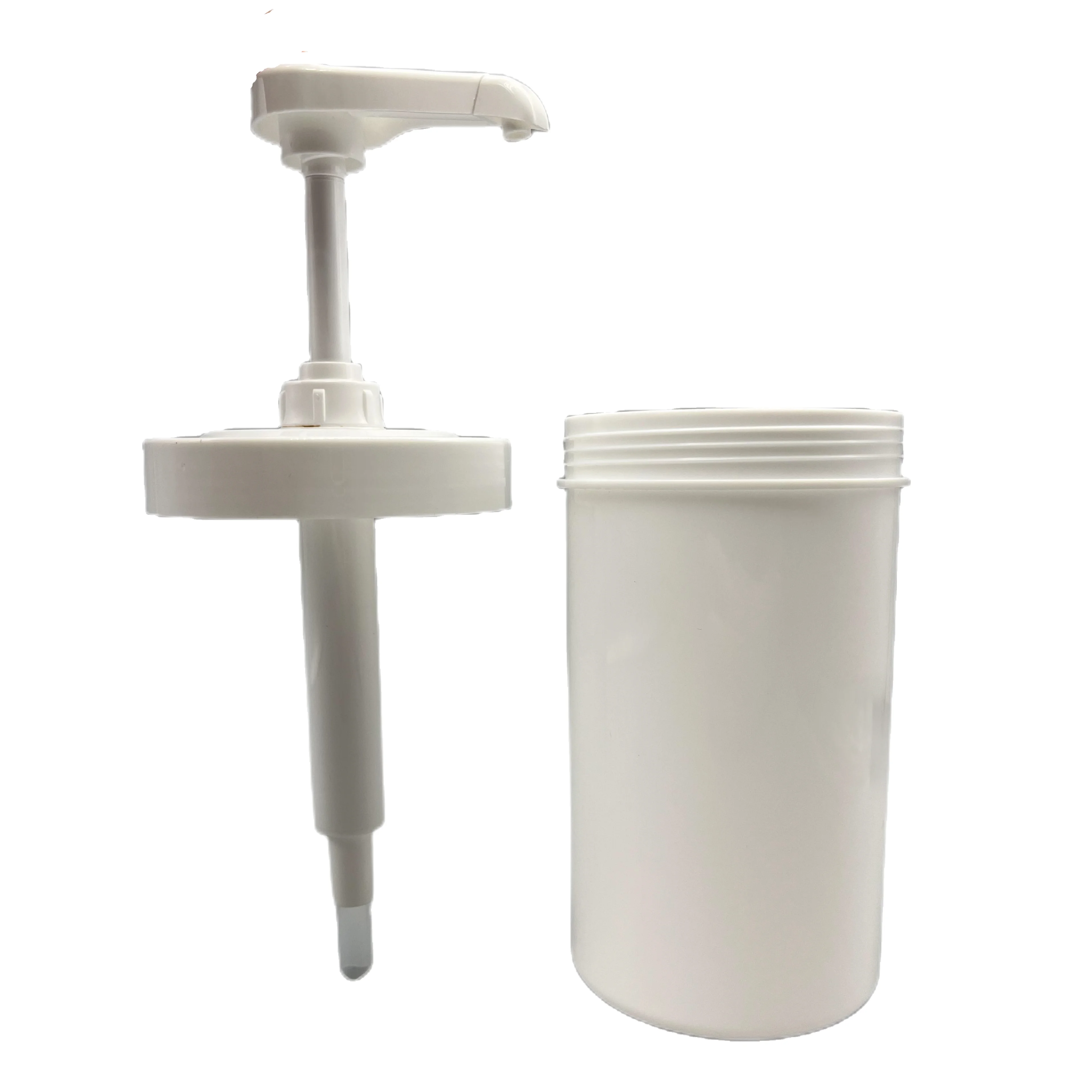 550Ml bottle is suitable for small dose 5cc 8cc 10cc syrup dispensing pump for coffee milk tea food sauce pump with jar