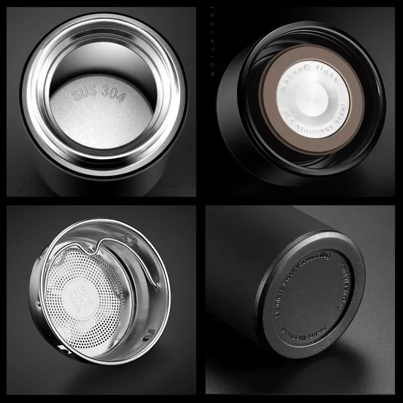 temperature bottle termo inteligente infuser water bottle vacuum flasks tea cup with infuser