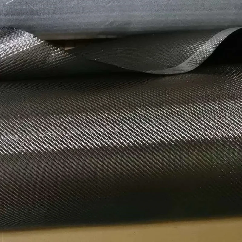 High Tensile Strength 3K 12K Twill 200GSM 240GSM  Carbon Fiber Fabric for Sporting Goods