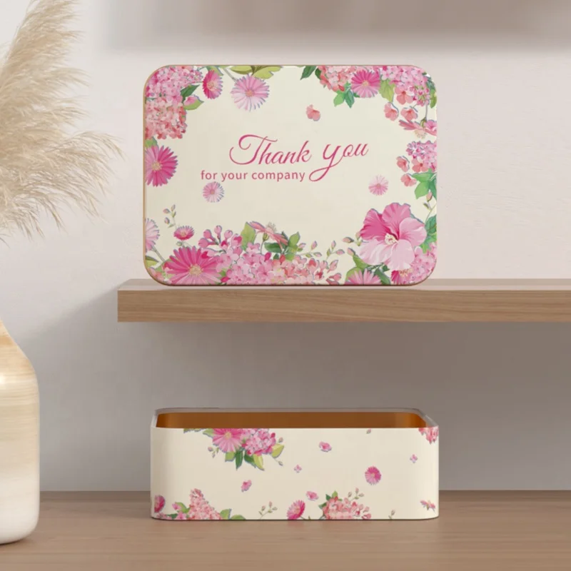 custom tin can customized packaging and logo printing small metal packing tin box