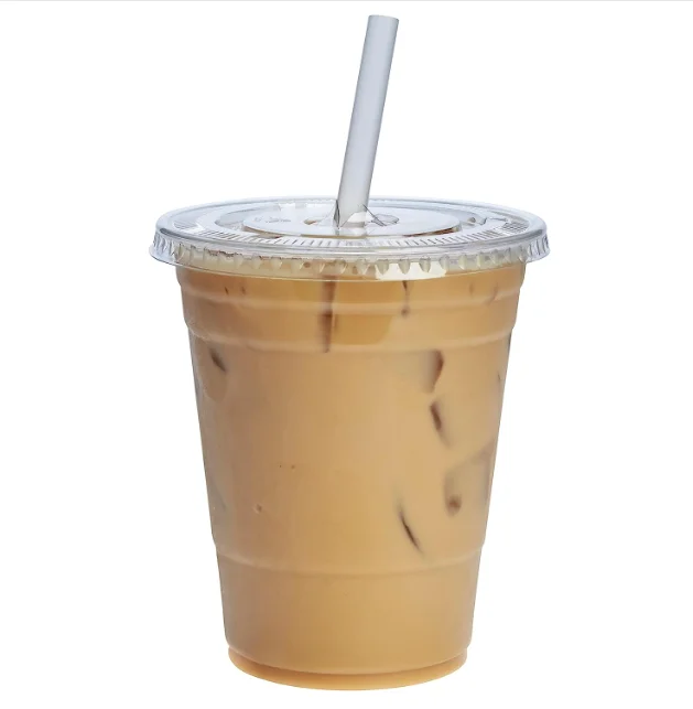 7 8 9 10 12 16 20 oz Disposable plastic pet cup with dome flat lid supplier manufacturer wholesale