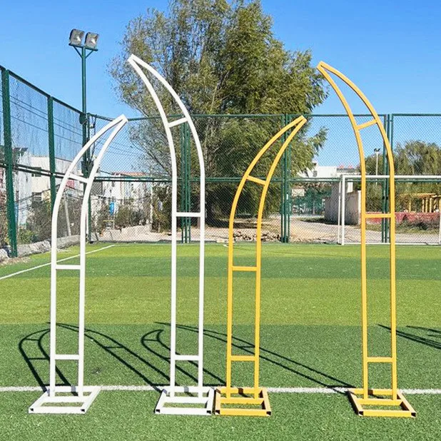 Horn shape ox Horn shape metal wedding arch empty frame for wedding flower decoration