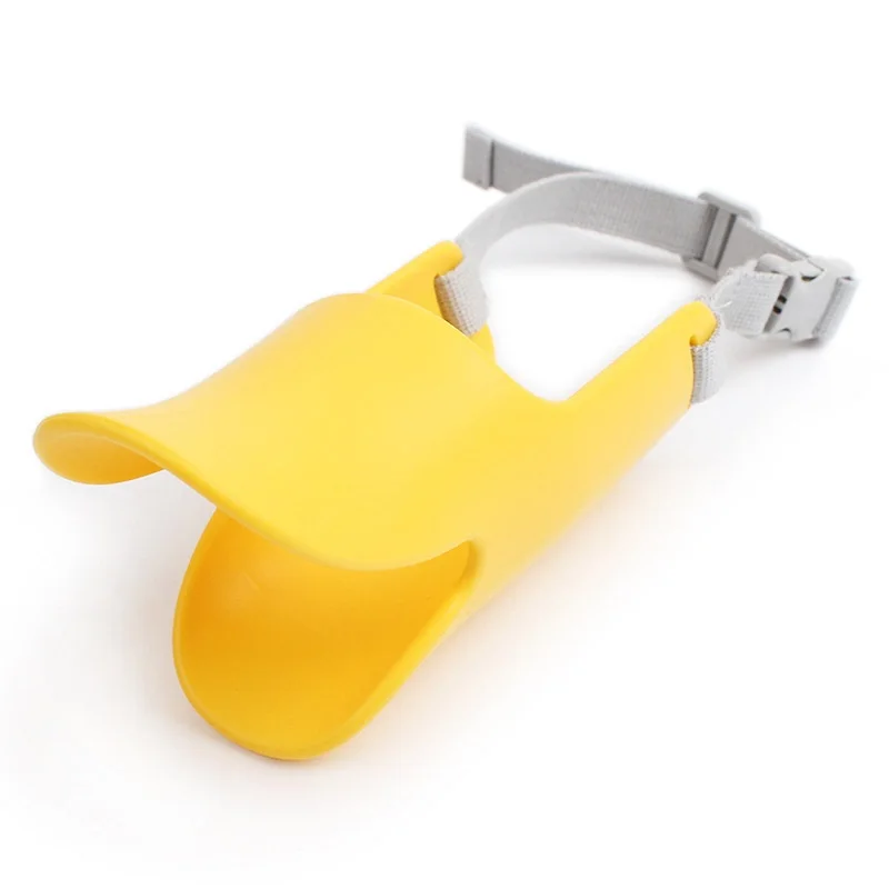 Comfortable Soft Dog Muzzle Anti Biting Barking And Chewing Cute Duck Mouth Shape Dog Muzzle
