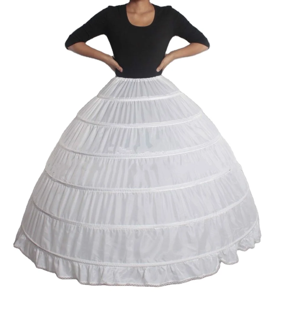Lolita bride underskirt wedding dress for girls ball gown 6 hoops petticoat drop shipping crinoline with great price