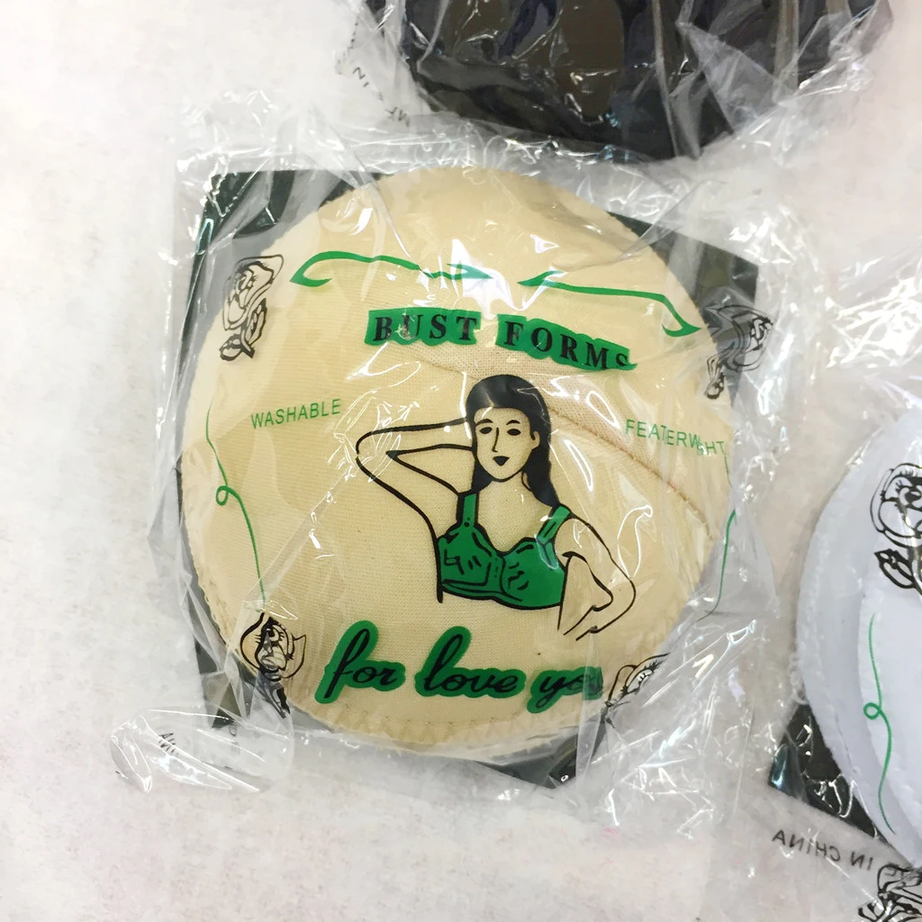 Women Athletic Absorb Foam Bra Cup Wholesale Sponge Sexy High Quality Soft Bra Pads