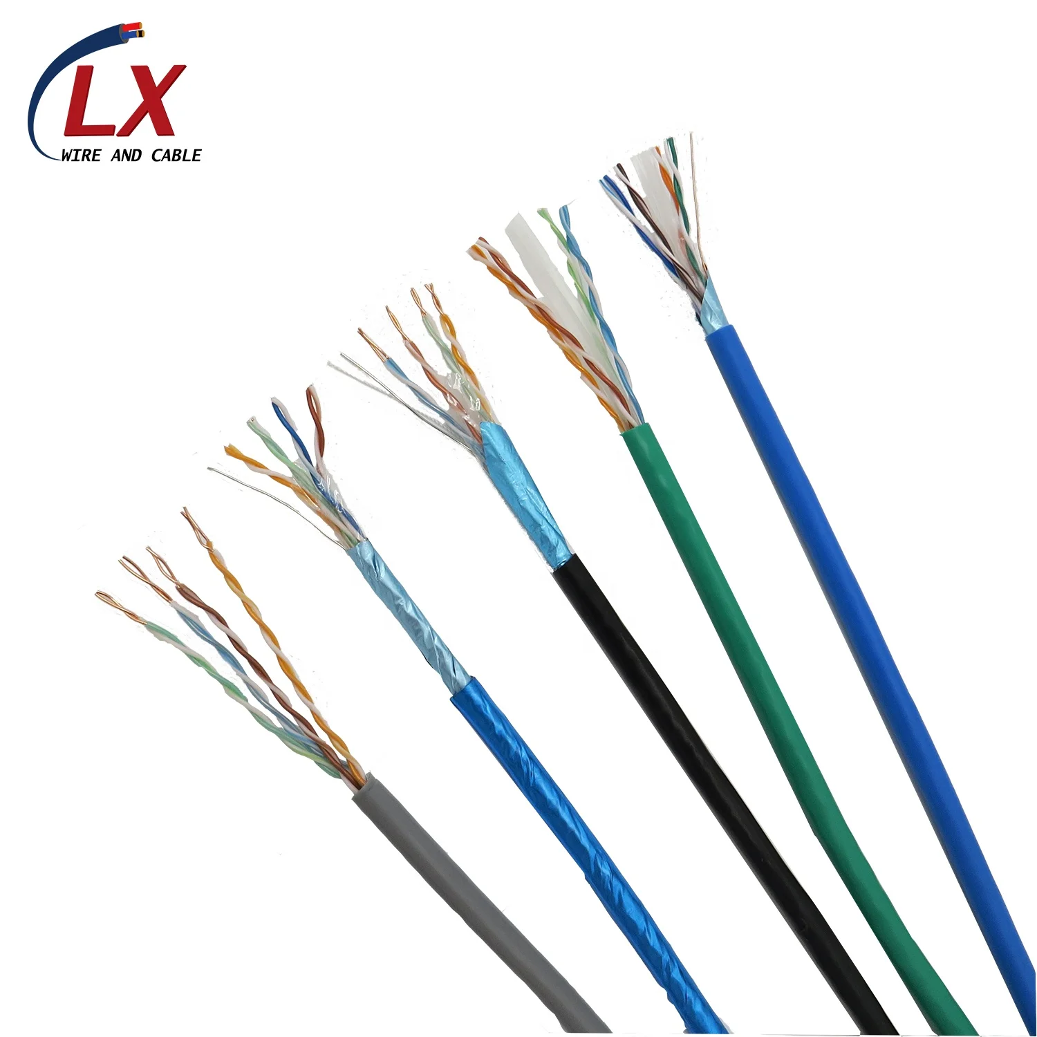 High Quality Wholesale Price Cat5e Cat 5e 24AWG COPPER UTP STP FTP SFTP OUTDOOR PE Jacket Network Ethernet Lan Cable