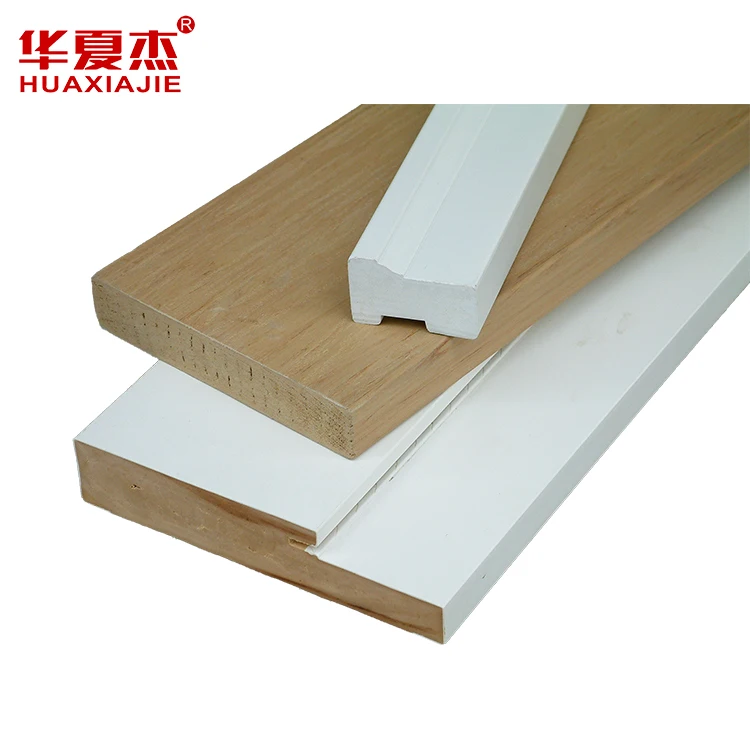 SGS Factory Customized PVC Trim Board WPC Door frame  for Vinyl Siding Accessory