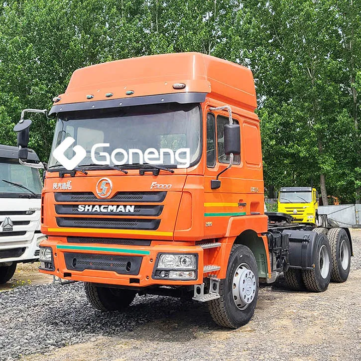 emission euro 2 II used tractor truck shacman f3000 10 wheel x3000 shackman tractor head truck 6x4