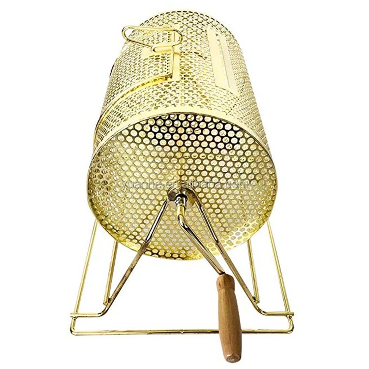 Brass Plated Raffle Drawing Ticket Drum Spinning Lottery
