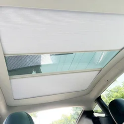 Top Quality Car UV Protection Retractable Sunroof Shade Skylight Sunshade Curtain Special Customized For TESLA MODEL Y 3