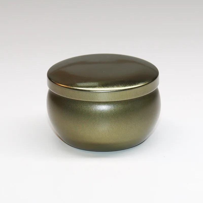 New special design wholesale unique new 2.2 oz multi colors tinplate cans candle jar
