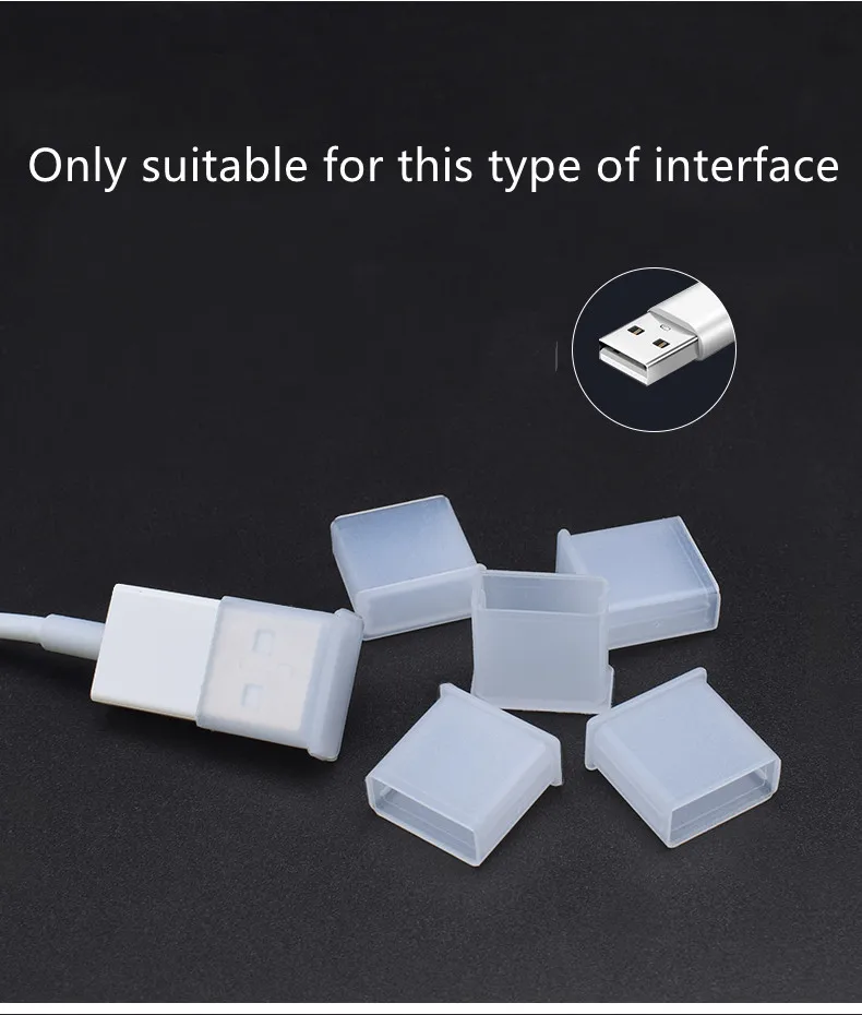 Пластиковая противопылевая пробка USB типа «папа» с большим корпусом PE ca защитные крышки бытовая электроника для портативной клавиатуры вентилятора