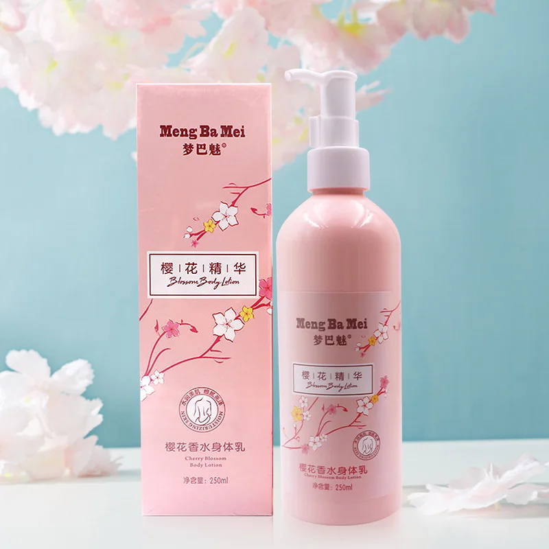  Фирменная торговая марка Cherry Blossom молния увлажняющий нежирный отбеливающий мягкий духи лосьон для тела и