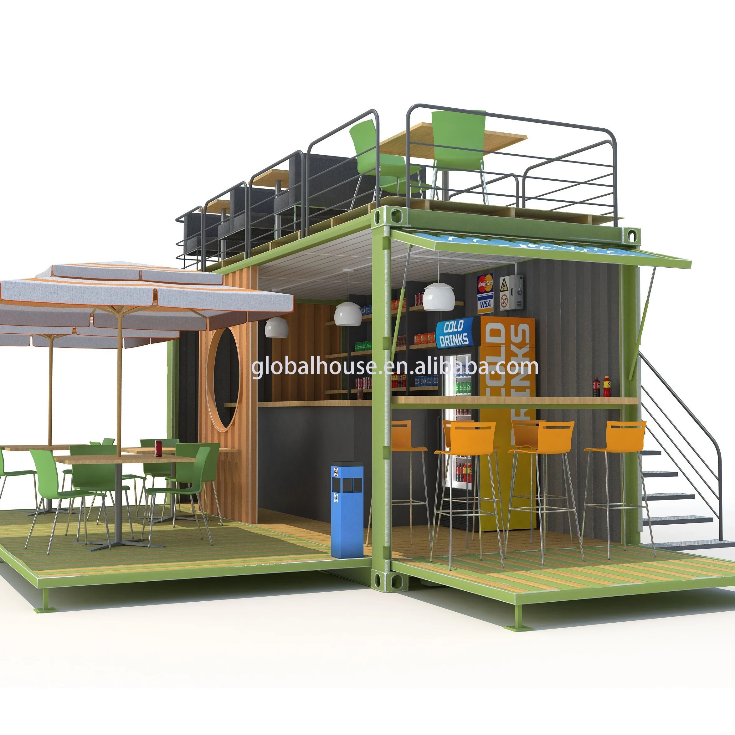 coffee shop design, Mobile 20ft shipping container coffee shop bar for sale