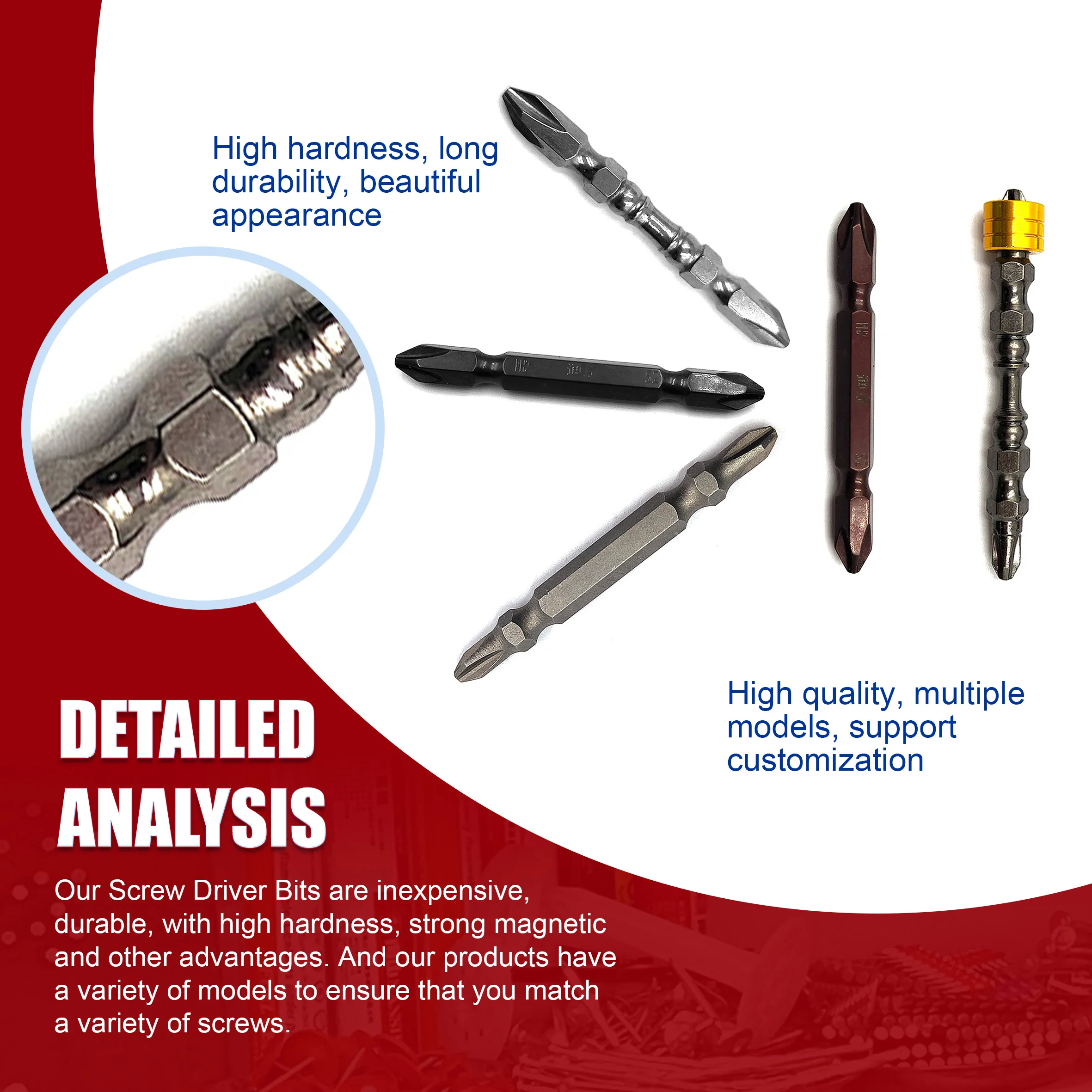 Phillips Screw Bits  Magnetic material S2 manufacturer