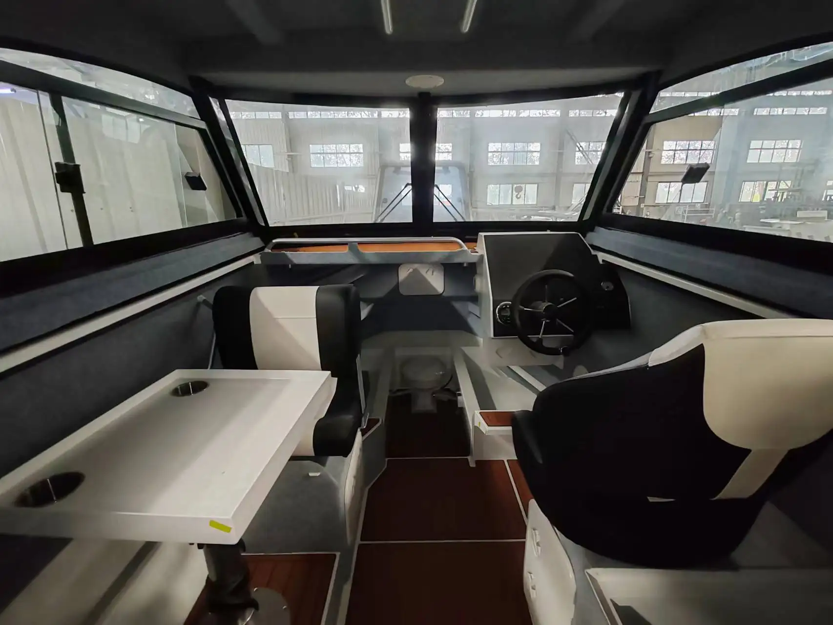 Deep V offshore yacht luxury small speed fishing boat with engine rowing boats 7.5m 25ft aluminum fishing boats for sale