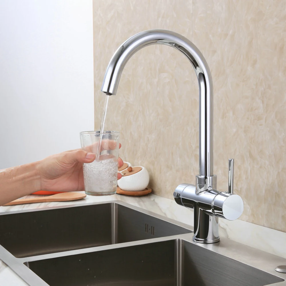 Boiling Water Tap Child Lock Controlled Filter Water Tap Instant Hot Boiling Water Kitchen Sink Mixer tap