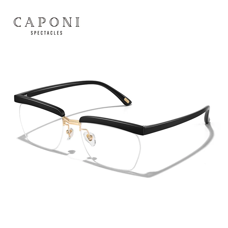  Квадратные оптические очки CAPONI с защитой от излучения прозрачные синего света для компьютера