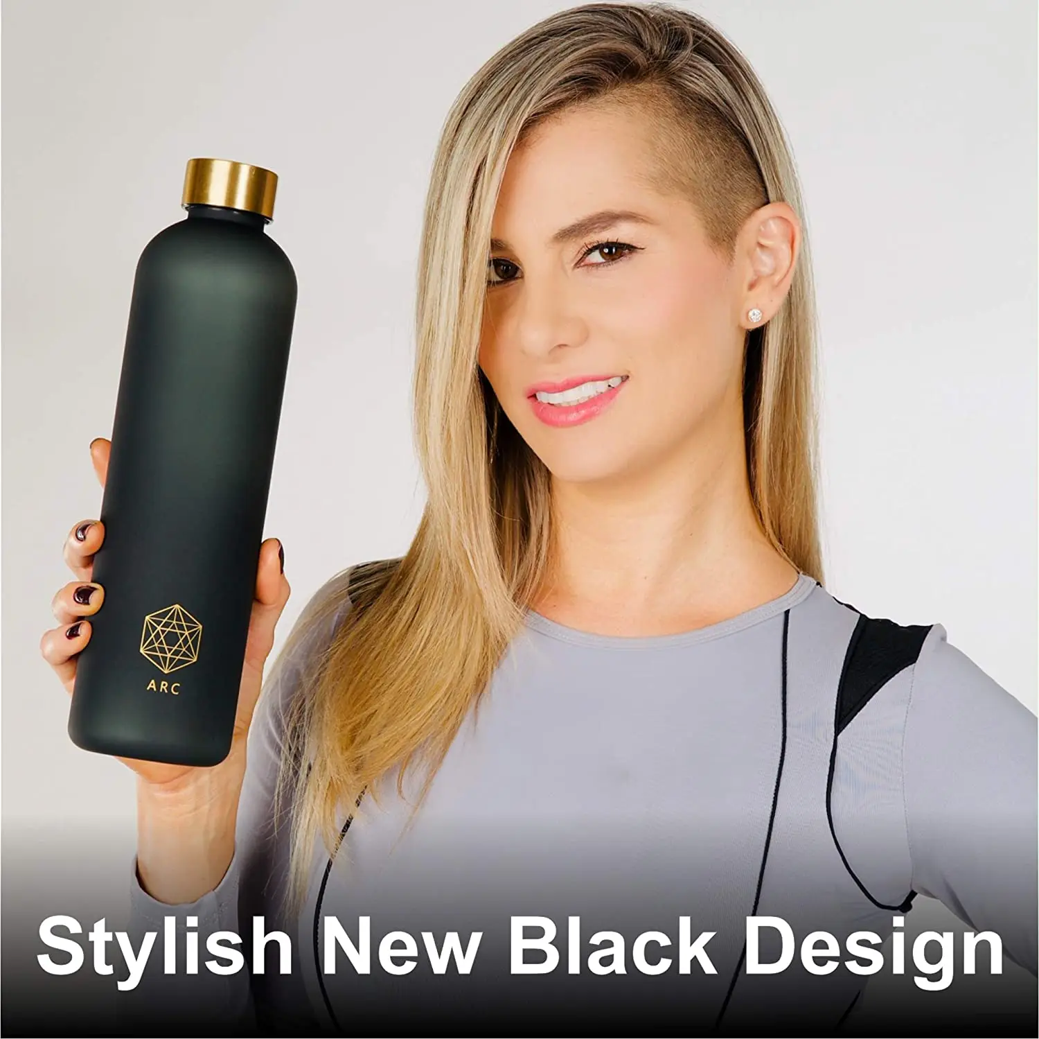 Amazon Hot Sale BPA Free Motivational Time Marker 32 OZ Water Bottles With Times To Drink