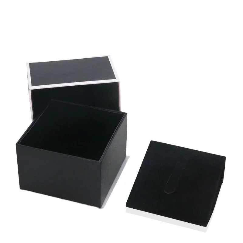Фирменный дизайн, красивая коробка для демонстрации часов из черной бумаги
