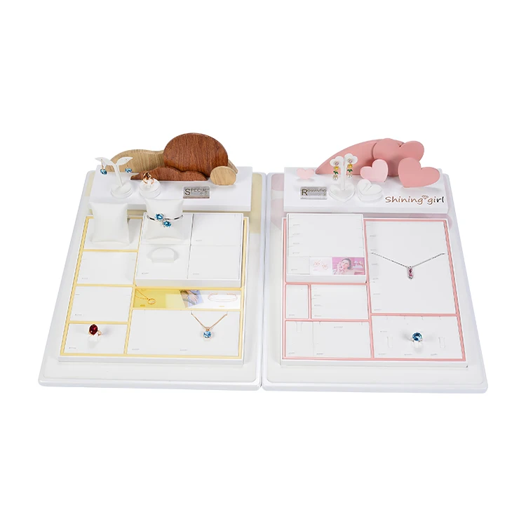 Custom brand luxury jewelry display set, jewellery packaging & display