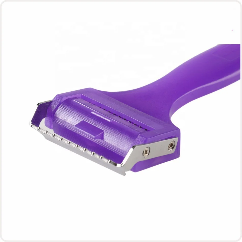 Custom Kitchen Gadgets Cucumber Carrots Potato Skin Premium Quality Swivel Multi Vegetable Peeler Purple Stainless Steel Support