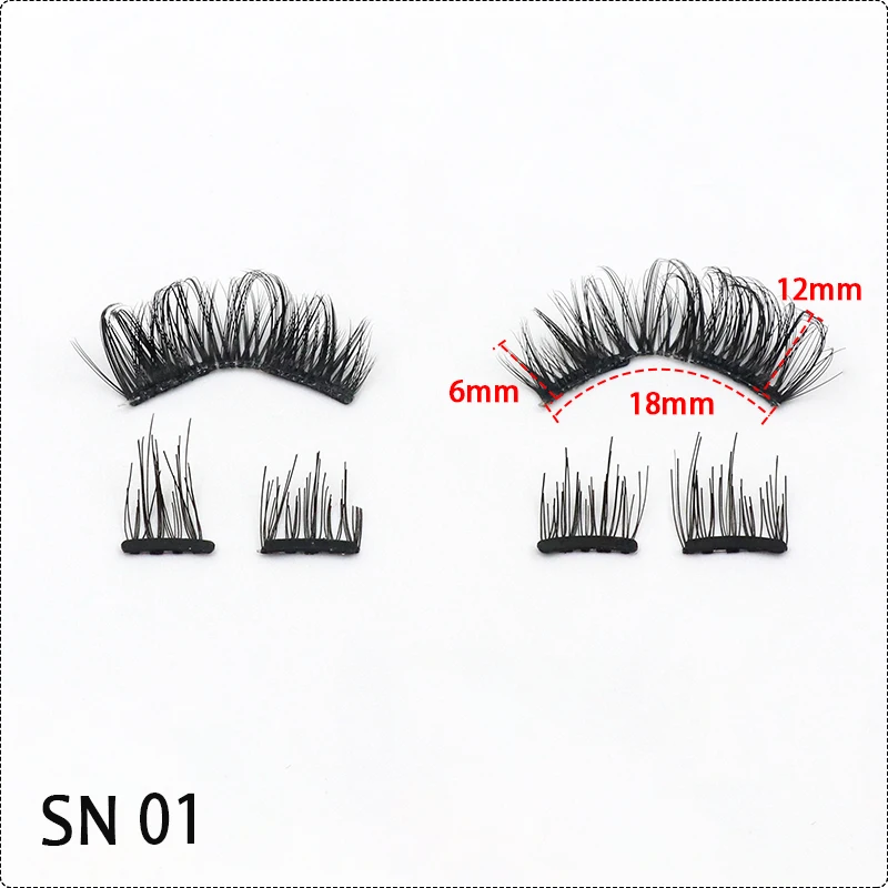 Magnetic Lashes No Glue No Eyeliner No Mascara Eyelashes Wholesale Private Label Customized Magnet Paper Box For Lash