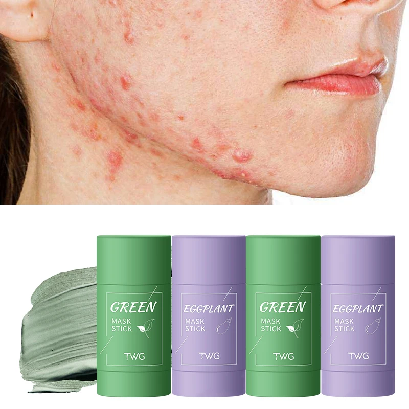 TWG Green Tea Face Sheet Maskss Stick Blackhead Remover Extract Poreless Deep Cleanse Moisturizing Oil Control Face Mask Stick
