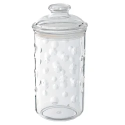 Bubble Design Noodle Pasta tall ginger jars Cylinder large plastic 1000ml 1L Acrylic Pickle Jar