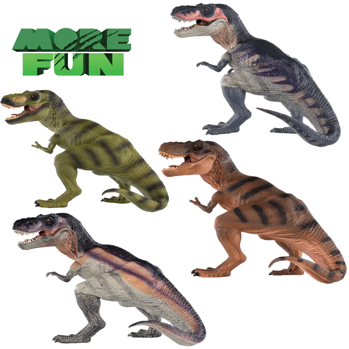 OEM ODM PVC Plastic Dinosaur Toys Realistic Eco-friendly Dinosaur Figure Toys Sitting Tyrannosaurus Toys
