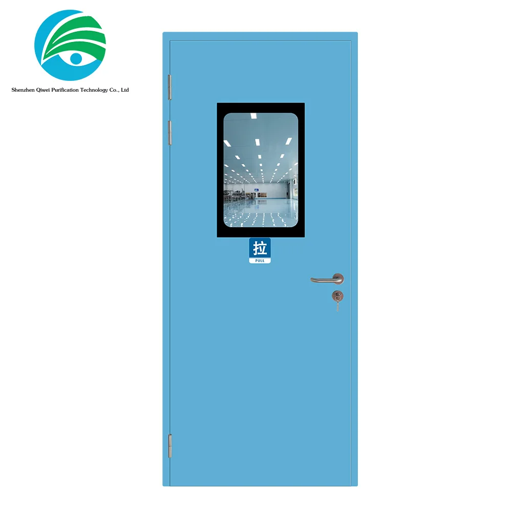 Modern Style Metal Core Fire Rated Cleanroom Door For GMP doors&windows