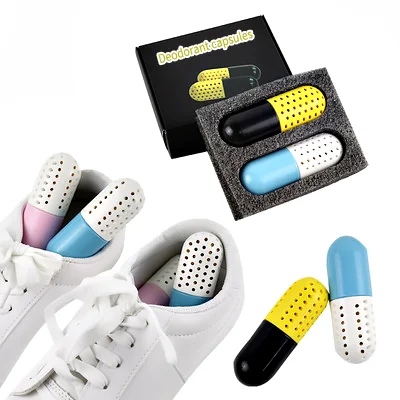 Factory Wholesale Multicolor Remover Odor Shoe Deodorizer Pills Sneaker Shoe Deodorant Capsule