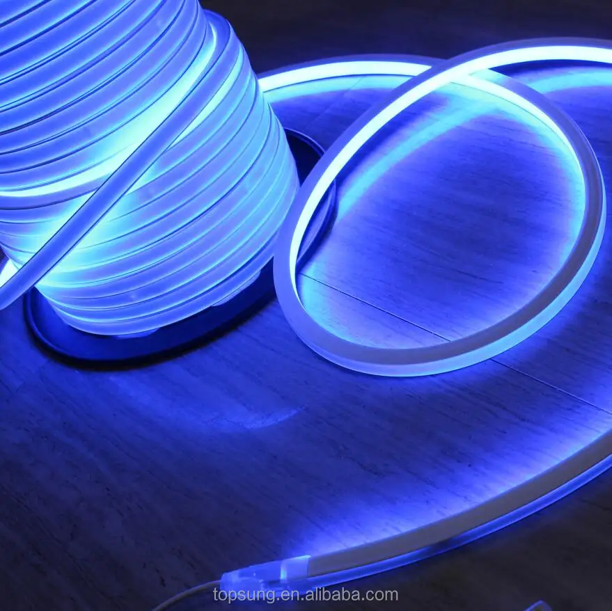 5050 waterproof cinta led navidad 120 led flexible neon led tubes 1616 blue 220v christmas led neon light