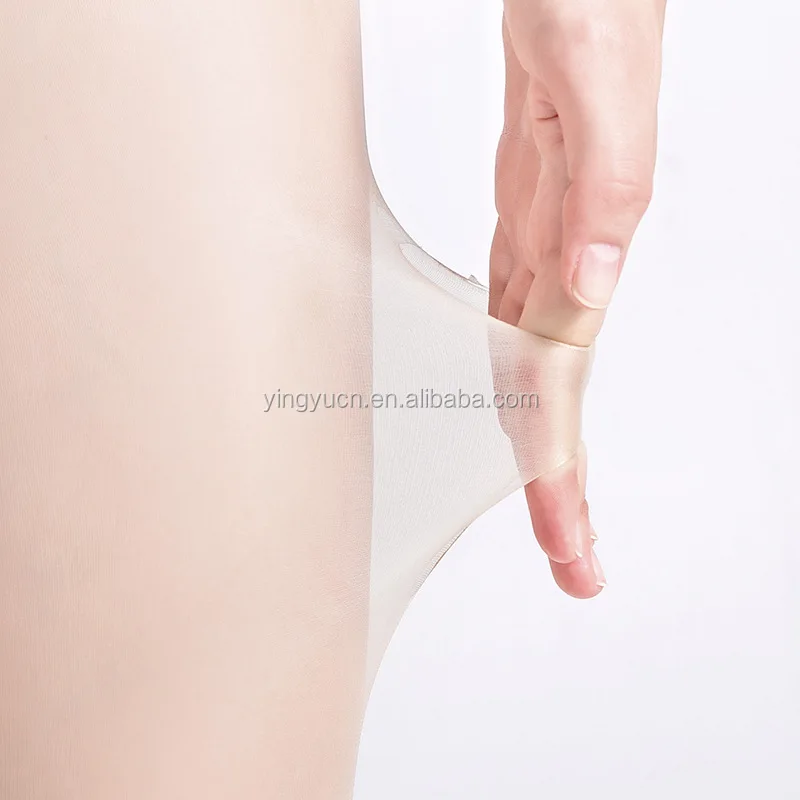 Chinese factory manufacturers best quality girls ladies womens sheer support transparent snagging sheer toe pantyhose