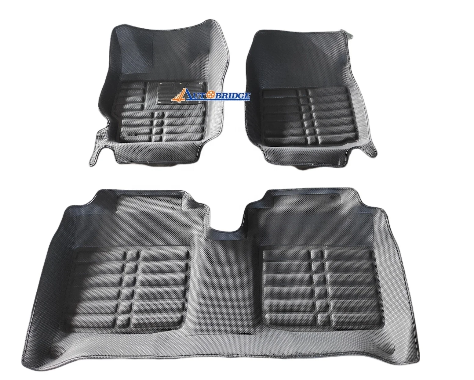 3d 5d car floor liner foot carpet cover mat mattress leather for Nissan patrol safari