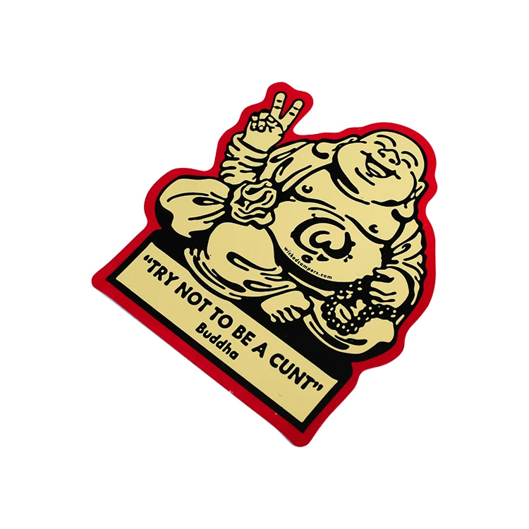 
Wholesale promotional custom printed die cut vinyl label sticker 