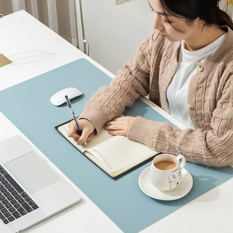 
Wholesale Waterproof Leather Mouse Pad Custom Office Leather Desk Pad Mouse Pad 