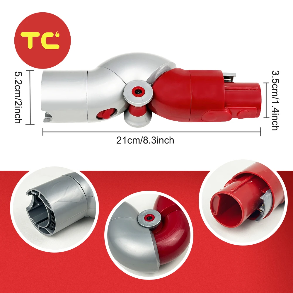 Quick Release Low Reach Up-Top Adapter Connector Tool 970790-01 for Dysons V7 V8 V10 V11 Vacuum Cleaner Accessories