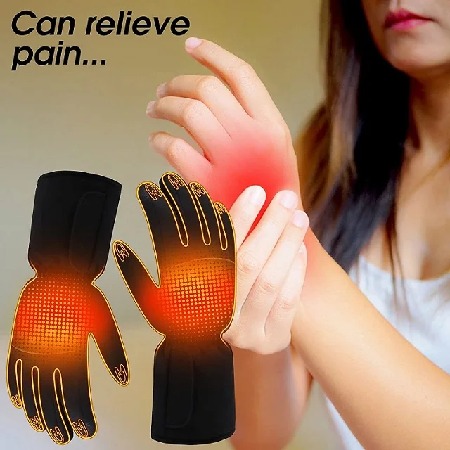 Wholesale Customized Women Men Electric Rechargeable Battery Powered Outdoor Sports Heated Gloves For Ski Motorcycle Hiking