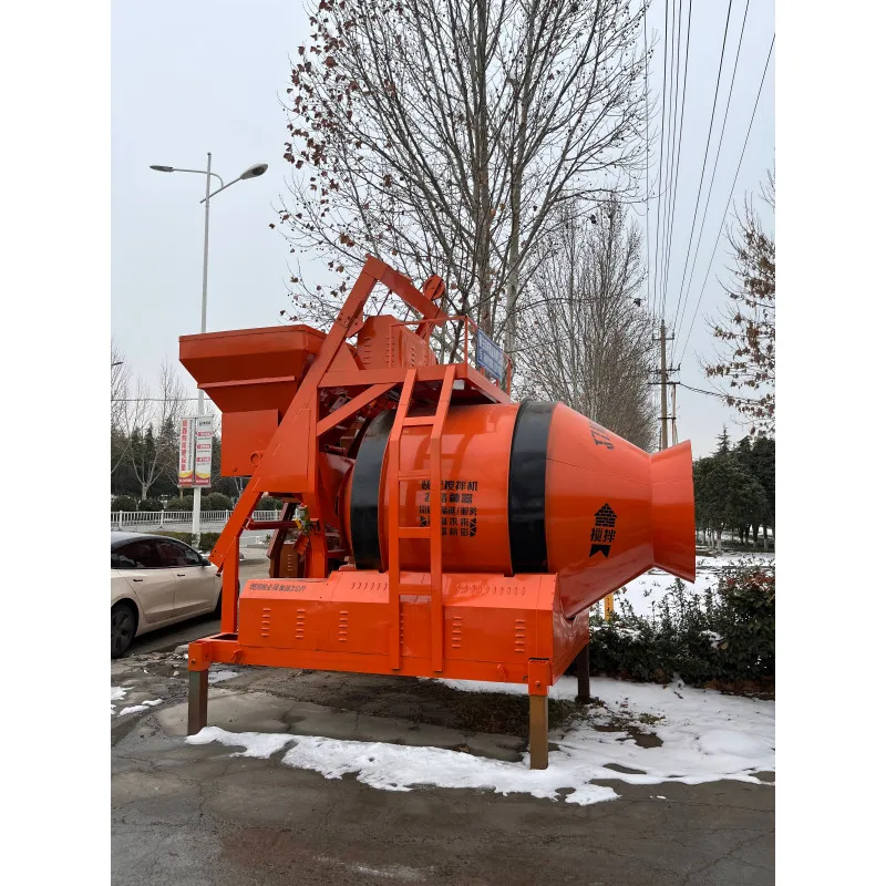 Self-loading Drum Hydraulic Dump Hopper Concrete Mixer Concrete Mixer
