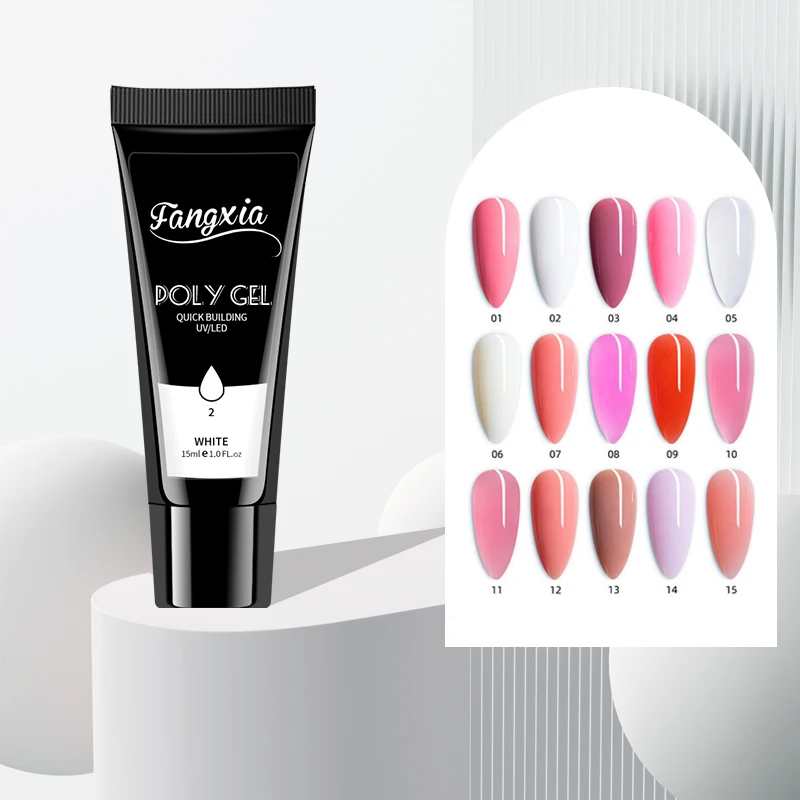 Private Label Quick UV Gel Nail Extend Poly Extension Gel Kit Soak Of Quick Building