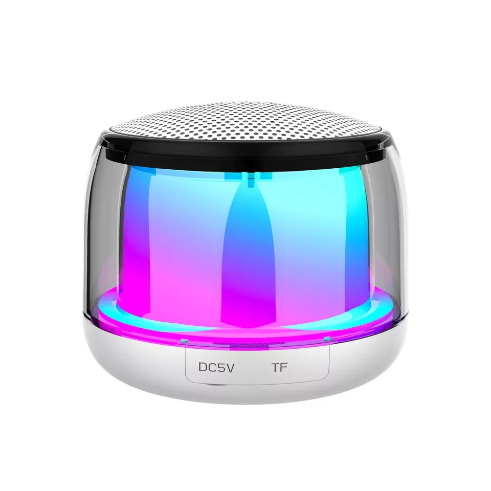 Music Tws Small BlueTooth Outdoor Bt Wireless Mini Portable Led Colorful Light Speaker