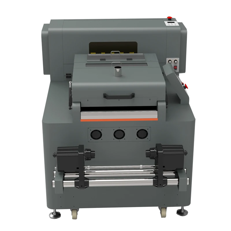 ZT-600DTF 30cm Double XP600 Printing Wholesale Roll to Roll A3 DTF Labels Printer with Shaker Powder Machine 3050